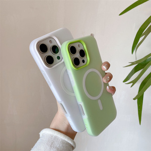 Funda de TPU <span class=keywords><strong>para</strong></span> <span class=keywords><strong>iPhone</strong></span> 17 16 15 <span class=keywords><strong>Pro</strong></span> <span class=keywords><strong>Max</strong></span>, Compatible con Carga Magnética, <span class=keywords><strong>para</strong></span> <span class=keywords><strong>iPhone</strong></span> <span class=keywords><strong>14</strong></span>, Doble Capa, Suave - Product Image 4