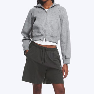Sudadera con Capucha OEM de Corte Cuadrado con Cremallera Bidireccional, Mangas Raglán, Costuras Planas, Bolsillos Ocultos y Cierre de Cremallera para un Estilo Urbano y Deportivo - Product Image 1