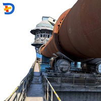 Four rotatif d'occasion pour le traitement des scories de cendres et de l'hydroxyde d'aluminium, boîte de vitesses et composants de roulement à économie d'énergie, application pour les usines de ciment