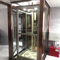 Pitless Hydraulic Home Elevator Small Compact Villa Lift No Machine Room Silent Smooth Running Factory Supply