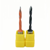 Foret traversant T5x70-L/R CNC en carbure de tungstène (TCT) oxydé noir pour perçage de métaux - Outil de perçage de précision