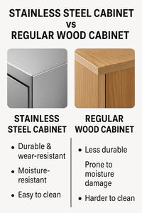 OEM/ODM su misura moderna in acciaio inox armadi da <span class=keywords><strong>cucina</strong></span> con sedie armadio da <span class=keywords><strong>cucina</strong></span> di stoccaggio <span class=keywords><strong>cucina</strong></span> isola organizzatore - Product Image 6