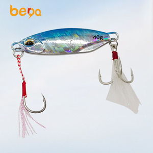 2024 Offre Spéciale 120mm/40g multicolore Double crochet plaque de fer Luia appât leurre pêche naufrage <span class=keywords><strong>pas</strong></span> <span class=keywords><strong>cher</strong></span> nouveau plastique - Product Image 4