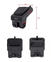 AOEDI D15 HD 4G Sim Caméra de voiture 1080P Mini Smart 3 canaux Dash Cam avec lentilles avant et arrière GPS et WiFi-DVR de voiture à double objectif