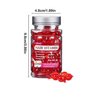 פרטי תווית שיער אליפפס טבעי ויטמין מרוקמין פירות שמן סרום שיער קפסולות אורגניות מזין חומצות אמינו לצמיחת שיער - Product Image 5