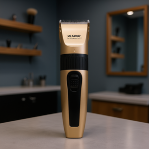 Professional Cordless Hair Clippers For Men, US Seller 15W Stainless Steel <b>Blade</b>, IPX7 Waterproof, 2000mAh Li-Ion Battery, Metal - Product Image 2