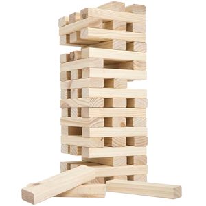 54 Buah Susun Menara Blok Kayu Permainan Pasangan Lucu untuk Dewasa-Blok Kayu dengan Pertanyaan dan Tantangan Truth Or Dare - Product Image 4