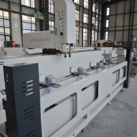Machine de perçage et de fraisage CNC de haute précision OUWO avec moteur servo pour profilés de fenêtres et de murs rideaux