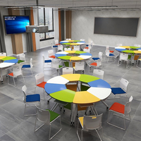 Chaise empilable en plastique coloré, 1 pièce, fauteuil de formation commerciale pour étudiants et clients, salle de réunion, trempage, vente en gros