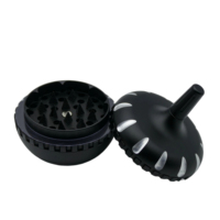 Gyro Acorn Grinder à tabac et herbes, 4 pièces détachables, à dents affûtées, pour la relaxation, accessoires de fumage haut de gamme, logo personnalisé