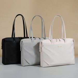 Bolsa de Viaje y Negocios de Tela Oxford Resistente para Mujer, <span class=keywords><strong>Aptus</strong></span>, Moderna, Gris, para Portátil, de Gran Capacidad, Bolso de Hombro - Product Image 1