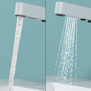 2024 <span class=keywords><strong>Tiktok</strong></span> nouvellement luxe affichage numérique Led laiton métal lavabo robinet 360 température chaud froid salle de bain robinet thermostatique - Product Image 4