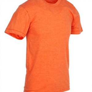 T-shirt en jersey 100 % coton peigné respirant, coupe ajustée, style streetwear, pour hommes, vente en gros, personnalisé, 180 g/m², manches courtes, col rond, couleur unie - Product Image 2