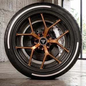 Cerchi Forgiati in 2 Pezzi 5x114.3 da 19 20 21 22 Pollici, Cerchi in Lega Composita in Fibra di Carbonio per Ferrari 458 F430 360 488 F360 <span class=keywords><strong>Enzo</strong></span> - Product Image 1