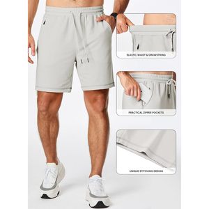 Pantalones Cortos Deportivos para Hombre FOXA, 7 Pulgadas, Algodón Transpirable, con Bolsillo con Cremallera - Product Image 5
