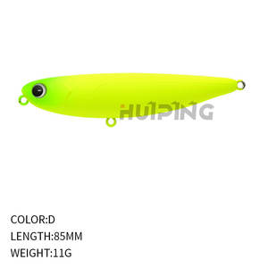 Leurres de pêche à crayon flottant 85mm 11g, leurre collant <span class=keywords><strong>COBRA</strong></span> PUGACHEV'S Walk The Dog appâts durs Wobblers pour brochet au bar - Product Image 3