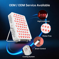 Panneau de luminothérapie rouge 660nm 850nm, prêt à être expédié, panneau LED à haute irradiance, fabrication directe, OEM ODM