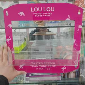 Présentoir de porte refroidisseur avec ventouses en acrylique transparent de 3mm d'épaisseur pour barre chocolatée ou <span class=keywords><strong>étagère</strong></span> de rangement au <span class=keywords><strong>réfrigérateur</strong></span> - Product Image 5