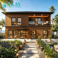 Casa Contenedor Expandible Plana de Fabricantes Chinos AKAY, Casa Modular Pequeña de 3 Dormitorios, Casa Móvil con Panel Sándwich Aislado
