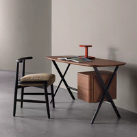 Bureau de direction moderne et luxueux avec placage en bois naturel durable