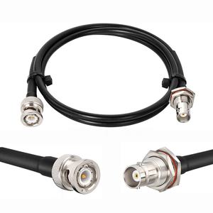 Tùy <span class=keywords><strong>ch</strong></span>ỉnh RG58 50 ohm <span class=keywords><strong>BNC</strong></span> Nam để <span class=keywords><strong>BNC</strong></span> Nam RF Coax Cáp tổn thất thấp <span class=keywords><strong>BNC</strong></span> mở rộng cáp đồng trục cho ăng-ten - Product Image 3