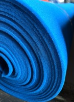 Feuilles de silicone mousse super épaisses de 15 mm, surface antiadhésive, épaisseur personnalisée, coussinets en éponge bleue pour presse à chaud