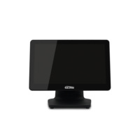 Écran tactile Windows noir de 15.6 pouces tout en un système de point de vente