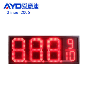 Paneles LED para perforación al aire libre para gasolinera RS232 Pantalla LED para estacionamiento - Product Image 3
