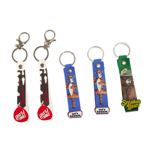 Wholesale Cartoon PVC Soft Rubber <b>Key</b> Chain Available in Various Styles <b>Customized</b> PVC Rubber Wristband Keychain - Product Image 5