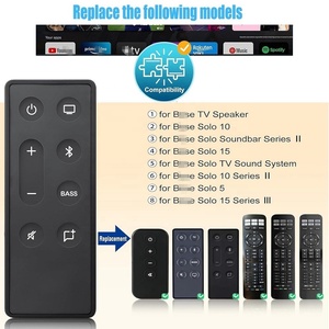 Control Remoto en Oferta para <span class=keywords><strong>Altavoz</strong></span> de <span class=keywords><strong>TV</strong></span> BS Solo Soundbar Serie II, Compatible con el Sistema de Sonido de <span class=keywords><strong>TV</strong></span> Solo 5 10 15 Serie II - Product Image 5