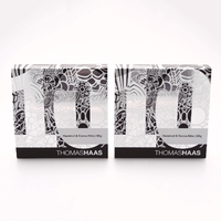 Boîte à truffes au chocolat de luxe personnalisée avec couvercle et base pour boîtes cadeaux en papier alimentaire vides
