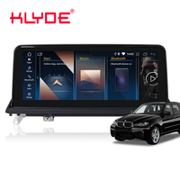 Lecteur audio de voiture Android 14 portable avec navigation GPS, écran 10,25 pouces, 8 cœurs, 8+128 Go, amplificateur OBD2 pour BMW X5 E70 X6 E71