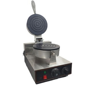 <b>Round</b> <b>Waffle</b> Machine ZU-1W Electric Non-Stick Coated With Timer For Catering Equipment - Product Image 5