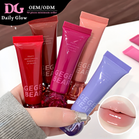 Gege Bear Gloss à lèvres liquide hydratant longue durée, résistant à l'eau, à l'essence de fruits juteux, effet brillant
