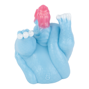 G6630 Azure Dragon Hand-Crafted Male <b>Masturbator</b>: Fantasy Dragon-Shaped Silicone Onahole Adult Novelty Toy for Adults - Product Image 2