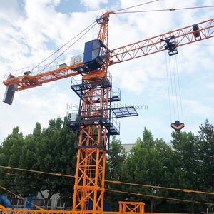 Qtz80 6ton nhỏ Flat Top cẩu tháp sản xuất giá độc đáo sản phẩm mới 2020 Cung cấp ISO cẩu tháp du lịch Chassis <span class=keywords><strong>6t</strong></span> - Product Image 5