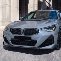 Grille de calandre avant en carbone sec pour la série 2 G42 M235i M240i 2021 +.