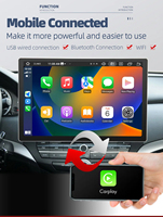 Écran rotatif universel de 13 pouces Lecteur DVD Android audio de voiture Auto CarPlay DSP Autoradio Écran Android de voiture