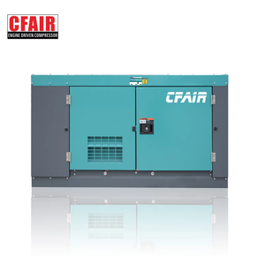 Compresseur d'<span class=keywords><strong>air</strong></span> à vis diesel portable 185 CFM, 7 bars (101,5 PSI), refroidi par <span class=keywords><strong>air</strong></span>, pour <span class=keywords><strong>marteau</strong></span>-<span class=keywords><strong>piqueur</strong></span>, construction, homologué EPA CE, CFAIR - Product Image 2