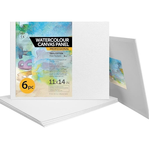 Tableros de lienzo para pintar tablero de dibujo de lienzo de 11x14 pulgadas paquete de 6 8 Oz <span class=keywords><strong>Triple</strong></span> imprimado 100% algodón Panel de tablero de lona sin ácido - Product Image 1