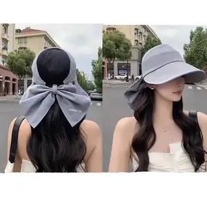  Cappello da sole per donna all'aperto con visiera ampia a tesa larga da sole cappello da spiaggia pieghevole e traspirante