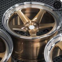 168 Jantes forgées monobloc 5 branches à déport profond de 18, 19, 20 pouces, 5x114.3, 5x100, 5x108 pour BMW, Toyota, Honda