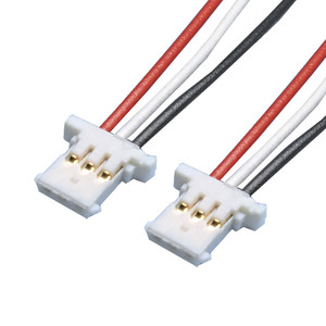 Câble de connexion de terminal de ventilateur à 2 broches plaqué or ultra-mince 125, 28AWG, pas de 1,25 mm, longueur personnalisable, faisceau de câblage pour carte de circuit imprimé - Product Image 1