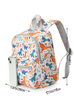 Sac à dos d'école pour enfants personnalisé avec motif de dinosaure de dessin animé, sac d'école maternelle mignon pour tout-petits, sac léger pour garçons, OEM prêt à être expédié