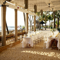 Ensembles complets de meubles de restaurant de luxe, mobilier de salle à manger commerciale moderne, ensemble de meubles de restaurant d'hôtel, tables et chaises pour hôtels