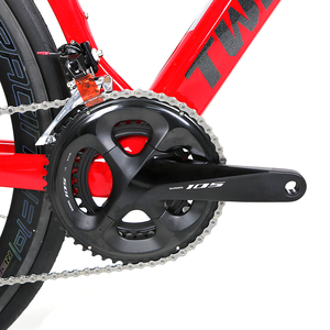 Bicicletta da <span class=keywords><strong>Strada</strong></span> in Carbonio Twitter FALCON 700C con Cambio R7000 a 22 Velocità, Manubrio Integrato, Ruote in Carbonio e Telaio in Carbonio da 50mm - Product Image 4