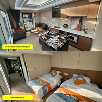 Espace capsule mobile de glamping extensible, luxueux, moderne, portable, pour hôtel, resort, maison modulaire miniature