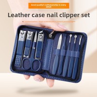 Ensemble de coupe-ongles de taille moyenne avec ciseaux plats et ciseaux biseautés, coupe-ongles pour femmes pour usage domestique
