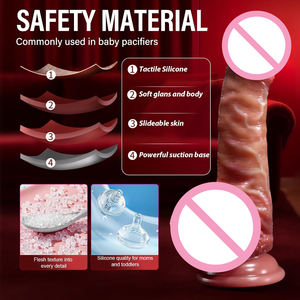 Dispositivo massaggiatore femminile di alta qualità in Silicone artificiale vibratore telecomando senza fili per il corpo delle donne - Product Image 4