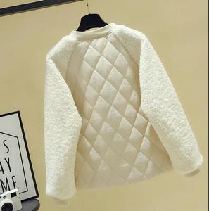 Giacca corta imbottita in cotone Patchwork da <span class=keywords><strong>donna</strong></span> autunno e <span class=keywords><strong>inverno</strong></span> cappotto imbottito piccolo <span class=keywords><strong>abbigliamento</strong></span> <span class=keywords><strong>donna</strong></span> all'ingrosso - Product Image 5